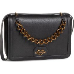 Torebka LOVE MOSCHINO - JC4095PP1BLO0000 Nero. Czarne listonoszki damskie Love Moschino, bez wzorów, ze skóry ekologicznej, eleganckie, bez dodatków. Za 889,00 zł.