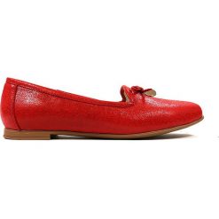 BALERINY DAMSKIE LES 4165 CZE. Baleriny damskie Lesta, bez wzorów, ze skóry, bez obcasa. Za 189,00 zł.