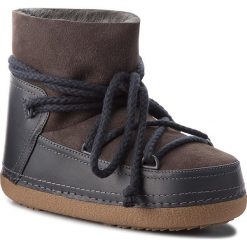 Buty INUIKII - Boot Classic 70101-7 D'Grey. Szare kozaki damskie Inuikii, na zimę, ze skóry, bez zapięcia. W wyprzedaży za 749,00 zł.