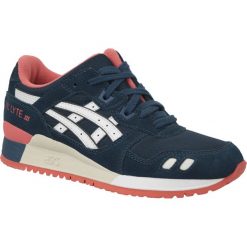 Asics Gel-Lyte III HN553-5801 buty sneakers damskie granatowe, pomarańczowe 36,5. Pomarańczowe buty sportowe damskie Asics lifestyle, bez wzorów, ze skóry, sportowe, asics gel lyte. W wyprzedaży za 229,99 zł.