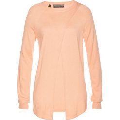 Swetry klasyczne damskie: Sweter bonprix brzoskwiniowy