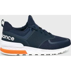 New Balance - Buty MS574PCN. Niebieskie sneakersy męskie New Balance, z okrągłym noskiem, na sznurówki. W wyprzedaży za 219,90 zł.