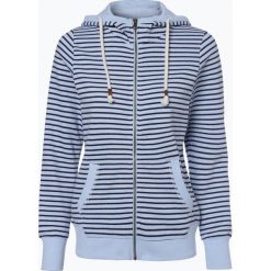 Bluzy damskie: Marie Lund – Damska bluza rozpinana, niebieski