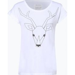 ARMEDANGELS - T-shirt damski – Liv Oh Deer!, czarny. Czarne t-shirty damskie marki ARMEDANGELS, s, bez wzorów, bez kołnierzyka. Za 119,95 zł.