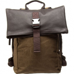 Plecak "Punch Casual 93" w kolorze brązowym - 35 x 46 x 12 cm. Brązowe plecaki męskie BREE, w paski, z bawełny. W wyprzedaży za 363,95 zł.