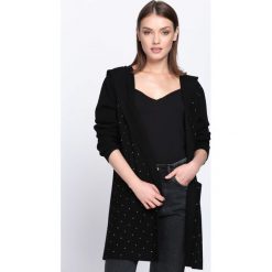 Kardigany damskie: Czarny Kardigan Silver Moon