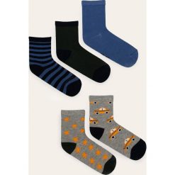 Name it - Skarpetki dziecięce (5-pack). Niebieskie skarpetki chłopięce Name it, bez wzorów, z elastanu. Za 29,90 zł.