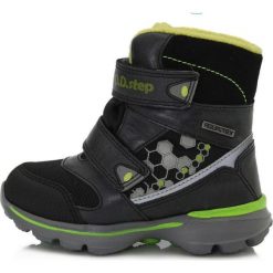 D-D-step zimowe buty chłopięce 31 czarny. Czarne buty chłopięce sportowe D-D-Step, bez zapięcia. Za 239,00 zł.