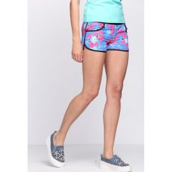 Niebieskie Szorty Fernlike. Niebieskie szorty damskie Born2be, s, bez wzorów. Za 29,99 zł.