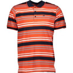 Koszulki polo: Koszulka polo „Pieran” w kolorze pomarańczowo-granatowym