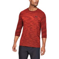 Under Armour Vanish Seamless Koszulka Czerwony. Czerwone podkoszulki męskie Under Armour, s, bez wzorów, z elastanu, z długim rękawem. Za 240,95 zł.
