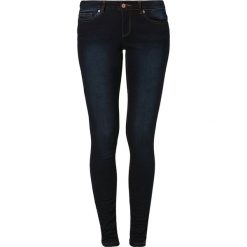 Noisy May EVE Jeansy Slim Fit dark blue denim. Niebieskie rurki damskie Noisy May. Za 149,00 zł.