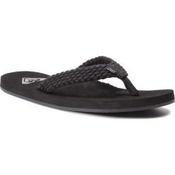 Japonki ROXY - ARJL100677 Blk. Czarne klapki damskie Roxy, z materiału. W wyprzedaży za 119,00 zł.