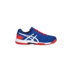 Buty Asics GEL-PADEL PRO 3 SG E511Y. Niebieskie trampki męskie Asics, bez wzorów, bez zapięcia. Za 281,80 zł.