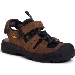 Sandały KEEN - Balboa Exp 1023375 Bison/Black. Pomarańczowe sandały chłopięce Keen, ze skóry, bez zapięcia. W wyprzedaży za 239,00 zł.