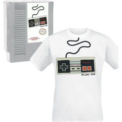 T-shirty męskie: Nintendo NES Controller T-Shirt biały