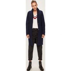 Tommy Hilfiger - Płaszcz. Czerwone kurtki damskie TOMMY HILFIGER, bez wzorów, z poliesteru, klasyczne. Za 1299,00 zł.