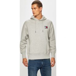 Tommy Jeans - Bluza. Szare bluzy męskie Tommy Jeans, s, bez wzorów, z bawełny, z kapturem, bez rękawów, z kapturem. W wyprzedaży za 399,90 zł.