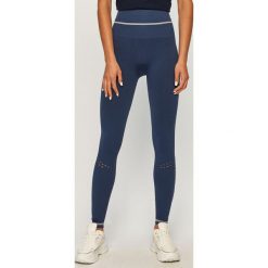 LaBellaMafia - Legginsy. Niebieskie spodnie damskie LABELLAMAFIA, s, z nadrukiem, z elastanu. Za 279,90 zł.