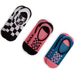 Zestaw 3 par stopek unisex VANS - Fun Time VN0A3UQZ4481 Multi. Różowe skarpetki damskie Vans, z elastanu. Za 59,00 zł.
