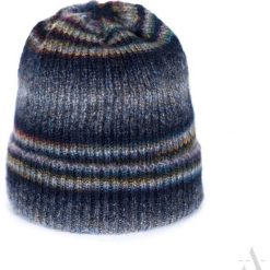 Czapka damska Zgrabne prążki granatowa. Brązowe czapki zimowe damskie marki Art of Polo. Za 32,73 zł.