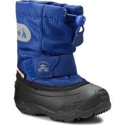 Buty zimowe chłopięce: Śniegowce KAMIK – Icepop2 NK9123 Med Blue