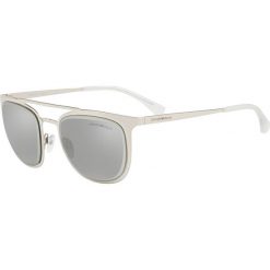 Emporio Armani - Okulary. Białe okulary przeciwsłoneczne damskie marki Emporio Armani. Za 539,90 zł.