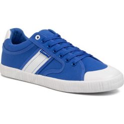 Trampki LANETTI - MSS20089-06 Blue. Niebieskie półbuty męskie Lanetti, na co dzień, bez wzorów, z gumy, klasyczne, bez zapięcia. Za 79,99 zł.