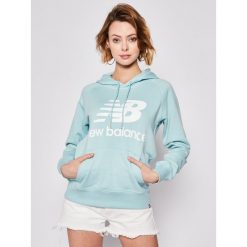 Bluza New Balance Esse Po WT91523. Niebieskie bluzy damskie New Balance, xs, bez wzorów, z bawełny, bez rękawów, bez kaptura. W wyprzedaży za 219,00 zł.