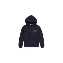 Bluza damska z kieszeniami, ze ściągaczami, z kapturem, rozpinana gładka, z printem cienka. Czarne bluzy damskie z kapturem marki TXM, s, z nadrukiem, z bawełny. Za 24,99 zł.