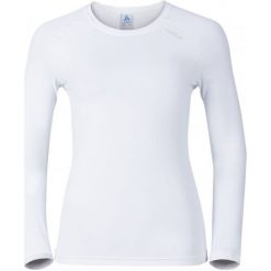 Odlo Koszulka Z Długim Rękawem Sillian W White Xl. Białe topy sportowe damskie marki Odlo, xl, z materiału. W wyprzedaży za 189,00 zł.