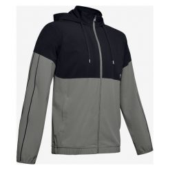 Under Armour Athlete Recovery Woven Warm Up Kurtka Zielony. Zielone płaszcze męskie Under Armour, na wiosnę, s, bez wzorów, z elastanu, bez kaptura. Za 585,95 zł.