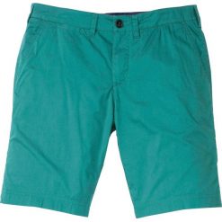 Bermudy chino bonprix jasnoturkusowy. Zielone spodenki i szorty męskie bonprix, m, bez wzorów. Za 49,99 zł.