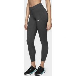 Legginsy treningowe damskie. Legginsy damskie 4f, bez wzorów, z dzianiny. Za 119,99 zł.