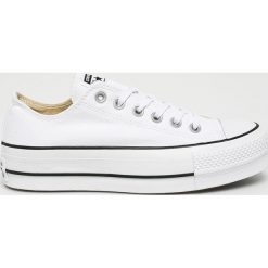 Converse - Tenisówki Chuck Taylor. Białe tenisówki damskie marki Converse, z gumy, na sznurówki. Za 349,90 zł.