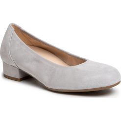 Półbuty GABOR - 46.210.40 Light Grey. Szare półbuty damskie Gabor, bez wzorów, ze skóry, bez obcasa, na obcasie, bez zapięcia. Za 469,00 zł.