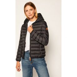 Kurtka puchowa Save The Duck D3362W GIGAY. Czarne kurtki damskie Save the duck, bez wzorów, z puchu, bez kaptura. Za 649,00 zł.