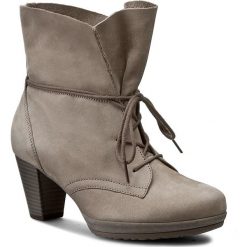 Botki GABOR - 75.794.13 Fumo. Brązowe buty zimowe damskie Gabor, z materiału, na obcasie. W wyprzedaży za 299,00 zł.