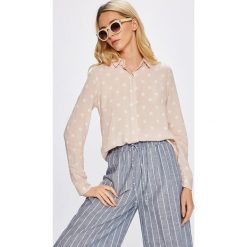 Answear - Koszula Stripes Vibes. Różowe bez kategorii marki ANSWEAR, s, z wiskozy, klasyczne, z klasycznym kołnierzykiem, z długim rękawem. W wyprzedaży za 69,90 zł.