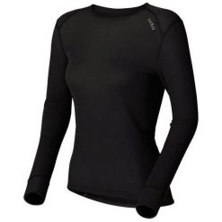 Odlo Koszulka tech. Odlo Shirt l/s crew neck WARM - 152021 - 152021S. Czarne t-shirty damskie marki Odlo, s. Za 169,95 zł.