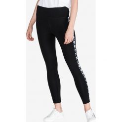 DKNY Legginsy Czarny. Czarne spodnie damskie DKNY, l, bez wzorów, z elastanu. Za 240,95 zł.