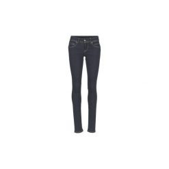 Jeansy slim fit Pepe jeans NEW BROOKE. Niebieskie jeansy damskie Pepe Jeans, bez wzorów, z jeansu. W wyprzedaży za 279,20 zł.