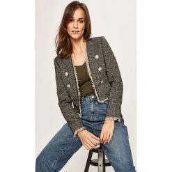 Tally Weijl - Kurtka. Czarne kurtki damskie TALLY WEIJL, s, bez wzorów, z poliesteru, krótkie. W wyprzedaży za 99,90 zł.
