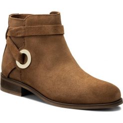 Buty zimowe damskie: Botki TOMMY HILFIGER – Flat Bootie With Eyelets FW0FW02267 Summer Cognac 929