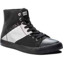 Trampki CALVIN KLEIN JEANS - Antani SE8591 Black/SIlver. Czarne trampki męskie Calvin Klein Jeans, bez wzorów, z jeansu, bez zapięcia. W wyprzedaży za 269,00 zł.