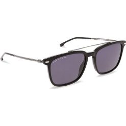 Okulary przeciwsłoneczne BOSS - 0930/S Black 807. Czarne okulary przeciwsłoneczne męskie wayfarery Boss, z tworzywa sztucznego. W wyprzedaży za 529,00 zł.