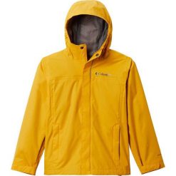 COLUMBIA kurtka wodoodporna chłopięca Columbia Watertight 140 żółta. Żółte kurtki chłopięce Columbia, bez wzorów, sportowe, bez kaptura. Za 239,00 zł.