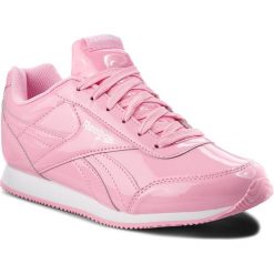 Buty Reebok - Royal Cljog 2 CN4958 Ptnt/Light Pink/White. Różowe buty sportowe damskie Reebok, na co dzień, bez wzorów, ze skóry ekologicznej, bez obcasa, bez zapięcia. W wyprzedaży za 139,00 zł.