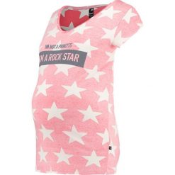 T-shirty damskie: LOVE2WAIT STARS Tshirt z nadrukiem coral