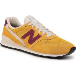 Sneakersy NEW BALANCE - WL996SVD Żółty. Żółte półbuty damskie New Balance, ze skóry. W wyprzedaży za 279,00 zł.